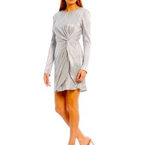 Gorgeous silver cocktail dress